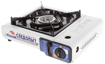 Плита газовая СЛЕДОПЫТ — PoweR (с переходником, в кейсе)