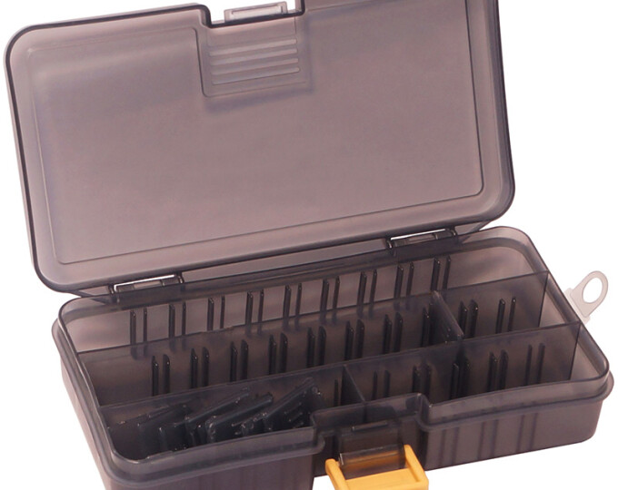 Коробка Kosadaka TB-S34B для приманок, регулируемая (160х90х30мм) Smoke - изображение 2