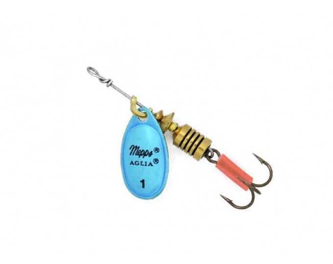 Блесна Mepps AGLIA PLATIUM 1 Silver/Blue - изображение 1 
