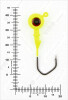 Джиг крашеный ШАР  8гр. (крючок VD-079 №1/0) (3шт.) цвет 02 (желтый) - изображение 3