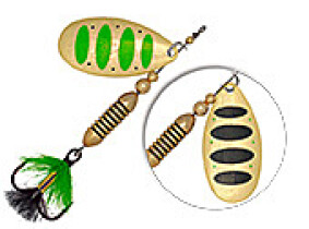 Блесна Pontoon 21 «AV Type A» #1,0 (вес 4,3гр., длина лепестка 22,6мм) цвет PD71-041