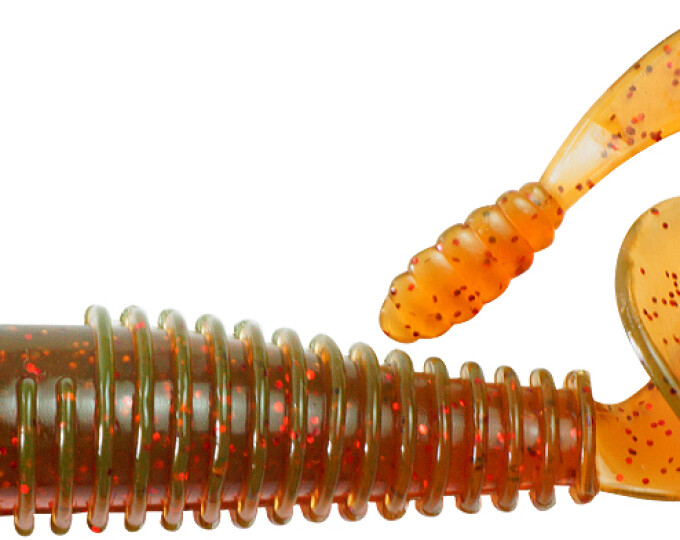 Мягкая приманка Kosadaka REVOLT 90мм, цв. OD (3шт.) - изображение 1 