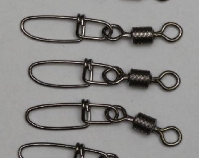 Вертлюг Kosadaka роликовый с застежкой «Insurance Snap» №08 (6шт.) (3021) - изображение 1 