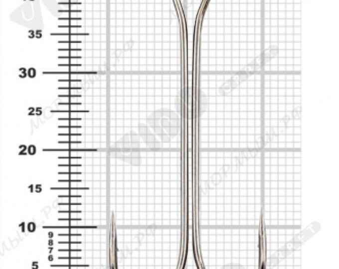 Крючок VD-087-BN «Double Long Light» №2/0 - изображение 4