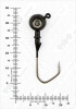 Джиг крашеный ШАР 10гр. (крючок VD-079 №2/0) (3шт.) цвет 04 (черный) - изображение 3