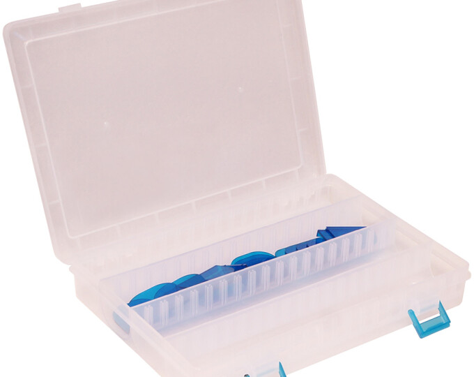 Коробка Kosadaka TB-S09 для приманок (регулируемая, прозрачная, 245х180х30мм) - изображение 2