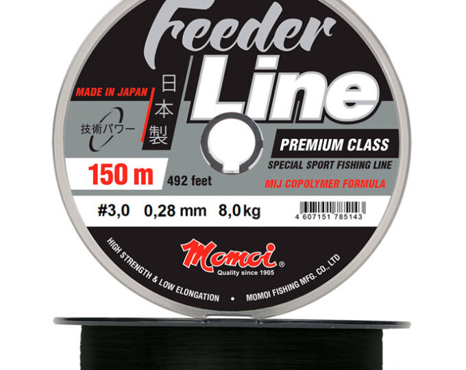 Леска Momoi Feeder Line Sport 0,28мм 250м (8,0кг) (черная) - изображение 1 