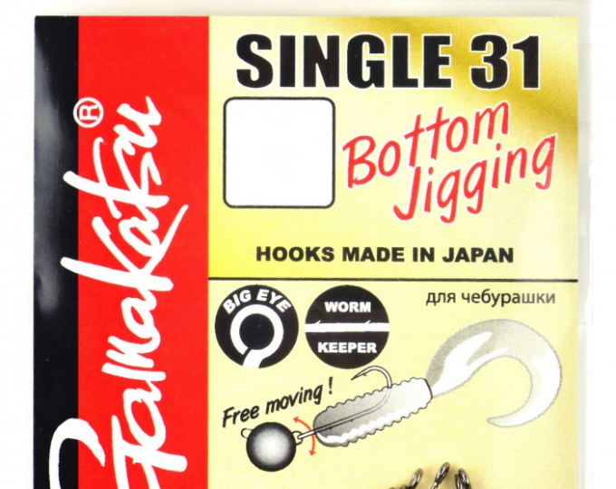 Крючок Gamakatsu Single Hook 31 Black №12 (9шт.) - изображение 1 