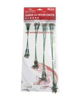 Набор поводков стальных NAMAZU Leader 1*7 11кг Green