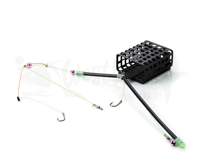 Монтаж фидерный (кормушка металлическая)  80гр. - изображение 1