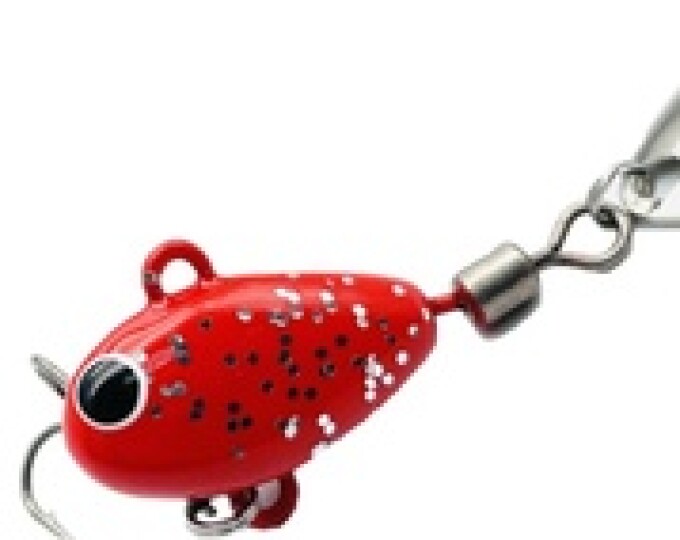 Тейл-спиннер UF-Studio Hurricane 7,5гр. цвет Red glitter - изображение 1 