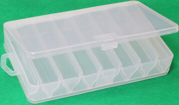 Коробка Kosadaka TB-S32 для воблеров, двусторонняя (195х110х36мм) Clear