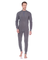 Термобелье Hunt’sMan «Termoline ZIP» р.52-54  (рост XL, флис фактурный, цвет серый)