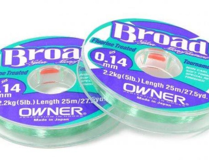 Леска Owner Broad 25м 0,12мм - изображение 1 
