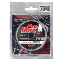 Леска Momoi Pro-Max Ice Stop 0,128мм (1,8кг) 30м (прозрачный) Barrier Pack