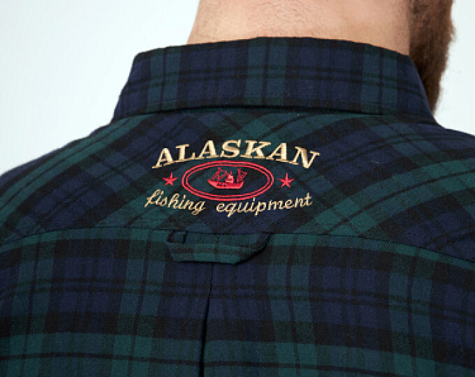 Рубашка Alaskan (с меховой подкладкой, синяя клетка) р.XXL - изображение 6