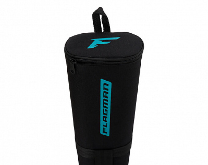 Тубус FLAGMAN для удилищ (овальный, чёрный, 125*65мм 130см) - изображение 3