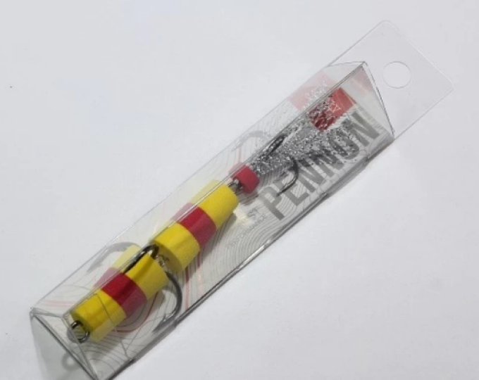 Приманка джиговая Lucky John PENNON 11 (желтый/красный/желтый) - изображение 1 