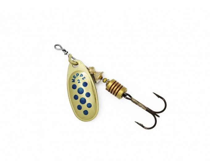 Блесна Mepps COMET PTS 2 Gold/Blue - изображение 1 