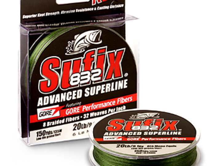 Леска плетеная Sufix 832 Advanced Superline 120м 0,20мм (13,5кг) - изображение 1 