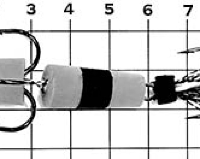 Приманка джиговая Lucky John PENNON 11 (белый/желтый/черный) - изображение 2