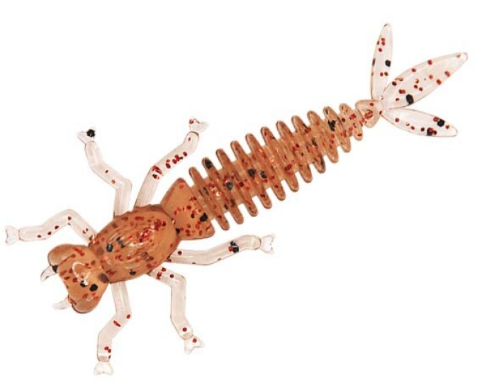 Силиконовая приманка LureMax «Karakatitsa» 2″ (5см) (8шт.) цвет 007 Ebimiso Oil - изображение 1 