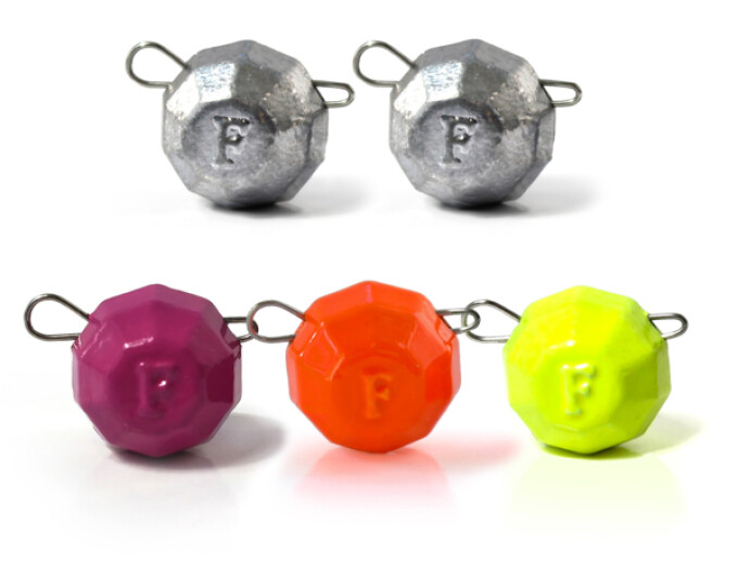 Груз Fanatik «Гранёный» цвет mix / 12гр. (5шт.) - изображение 1 