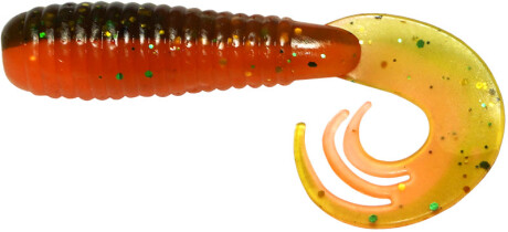 Твистер Kosadaka TRIPLE TAIL 90мм (8шт.) (с разрезным хвостом) цвет DM