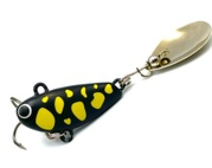 Тейл-спиннер UF-Studio Bullet 25гр. цвет Black Salamander - изображение 1 