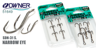Крючок Owner Double Narrow Eye SDN-31 BC №06 - изображение 1