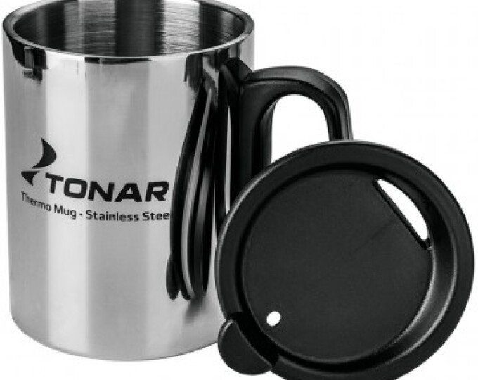 Термокружка TONAR 400мл (пластиковая крышка) - изображение 1 