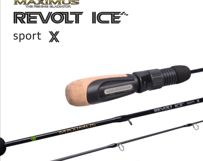 Удочка зимняя Maximus REVOLT ICE SPORT X (длина 0,75м, тест до 50гр., 302H) - изображение 1 