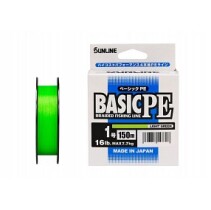 Плетеный шнур Sunline BASIC PEx4 Light Green 150m #1.0/16lb (0.171mm)