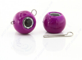 Груз крашеный ШАР (Чебурашка разборная) 52гр. цвет 06 (фиолетовый)