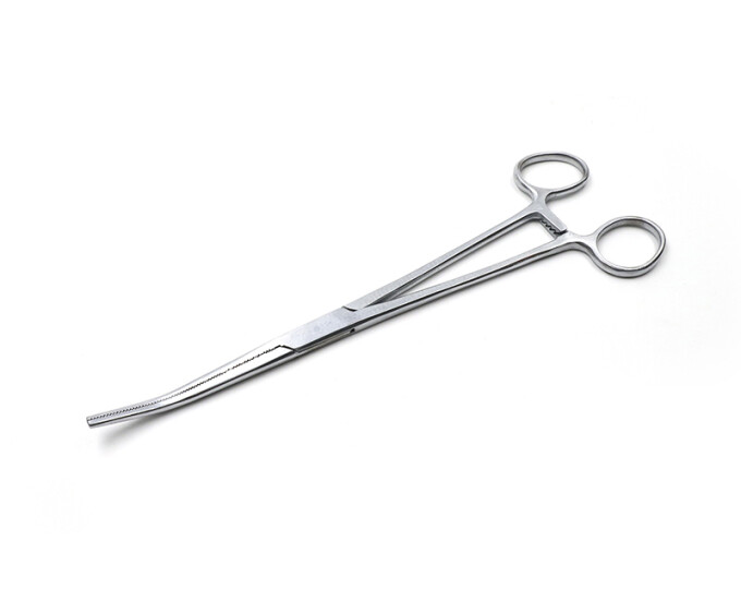 Зажим-корнцанг Namazu (L-220мм, изогнутый, нержавеющая сталь) - изображение 1