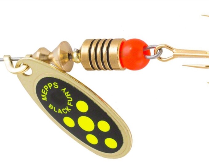 Блесна Mepps BLACK FURY 1 Gold/Chartreuse (в блистере) - изображение 1 