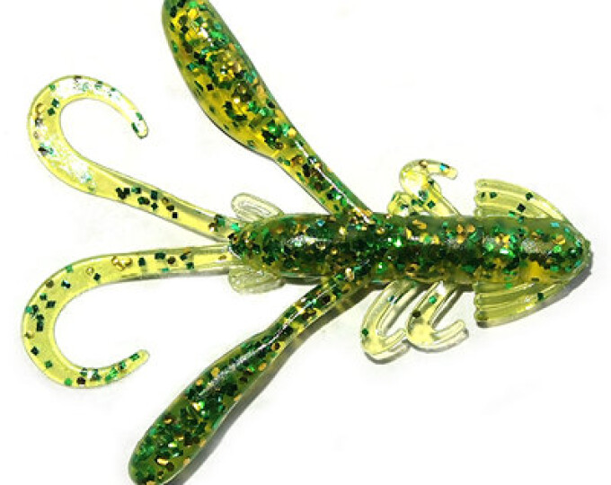 Мягкая приманка Kosadaka LINKS  80мм, цв. GR (3шт.) - изображение 1