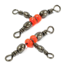 Вертлюг Siweida тройной (тест 10кг, черный) №14х16 (10шт.) (7129146)