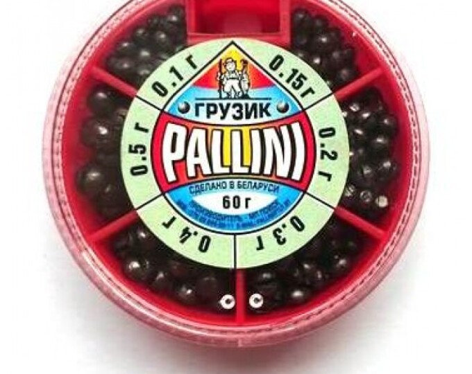 Набор грузов PALLINI «Дробинка»  60гр. (10) - изображение 1 