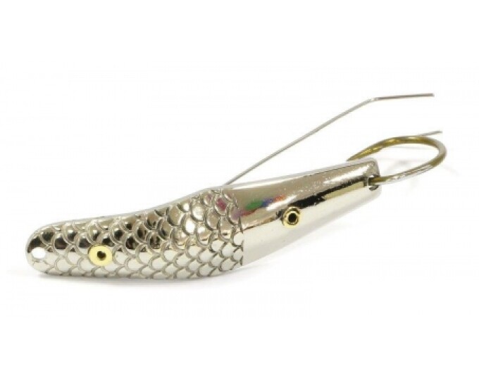 Блесна незацепляйка Уралка Муравлева 12гр. (2-х цветная) Латунь/Никель - изображение 1 