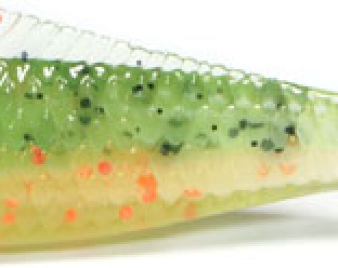 Силиконовая приманка Kosadaka DODGER 75 (длина 75мм, 4,5гр.) (8шт.) цвет BOT - изображение 1 