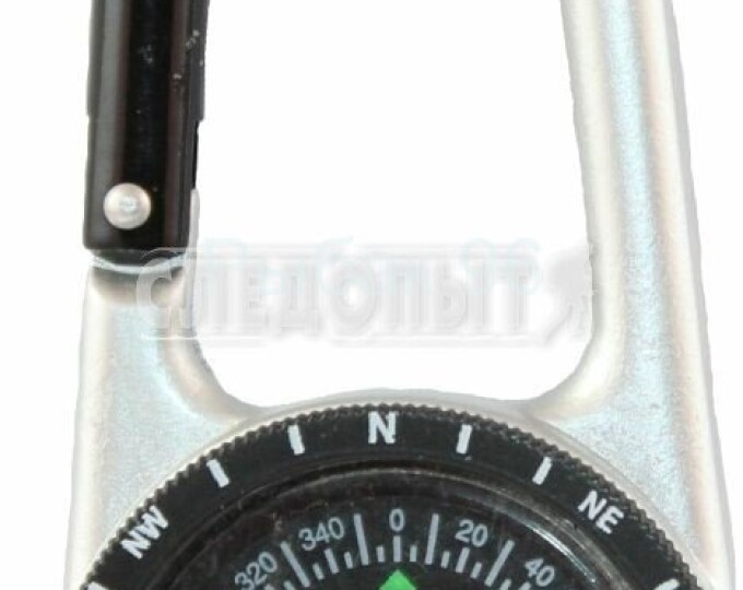 Компас СЛЕДОПЫТ с карабином, большой - изображение 1 