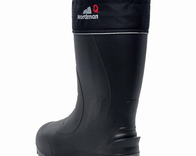 Nordman Quaddro сапоги утепленные вкладышем из меха с манжетой, шипованные, Черный/серый 41 (-50) - изображение 3