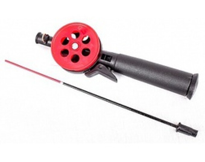 Удочка зимняя Тверская (пластмассовая ручка, красная катушка) - изображение 1 