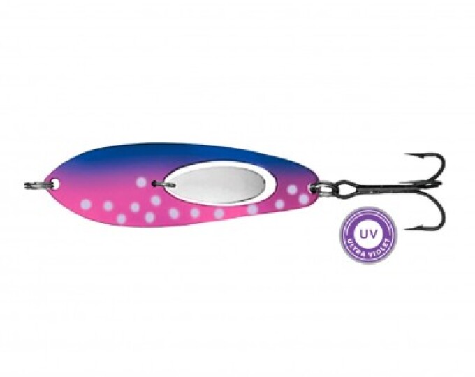 Блесна Kuusamo Taimen Super 75/17 цвет W/BLU/Li-S, UV - изображение 1 