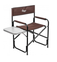 Кресло директорское с откидным столиком коричневый PREMIER