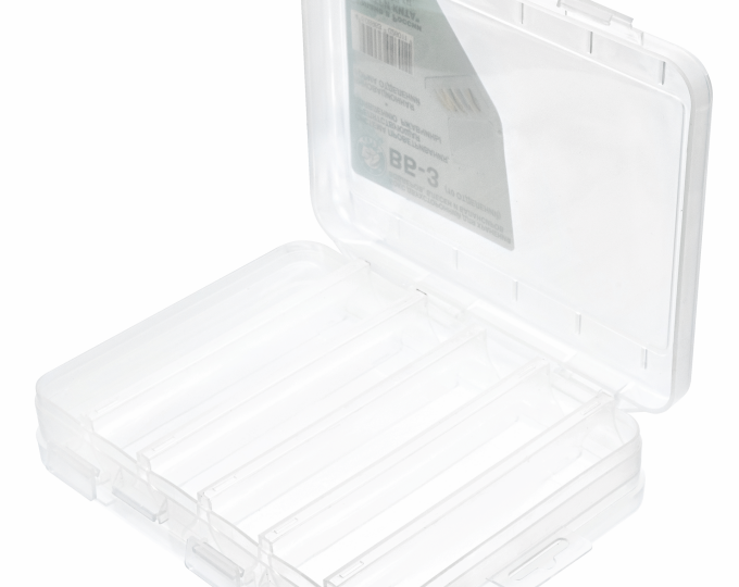 Коробка Три Кита ВБ-3 (для приманок, 2-х сторонняя, 200х170х45мм, 5+5 отделений) белая - изображение 1 