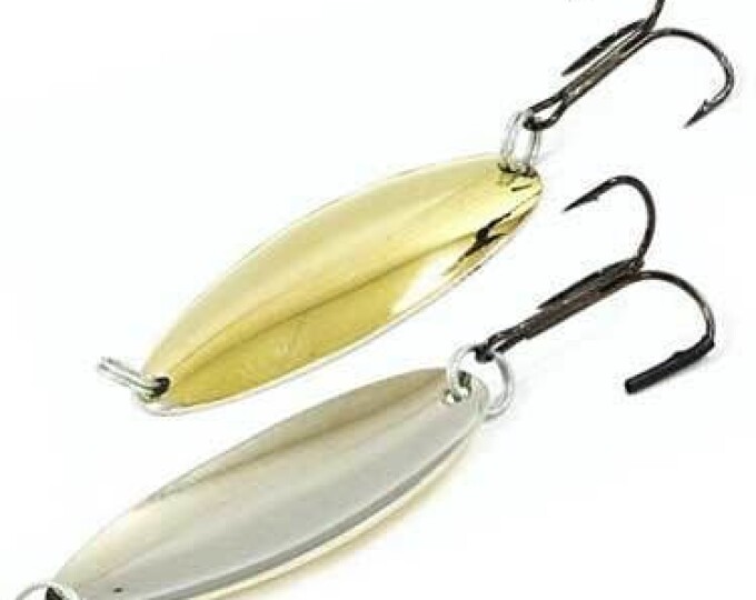 Блесна Колебалка Питер Щучья 12гр. (2-х цветная) Латунь/Никель - изображение 1 