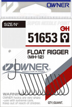 Крючок Owner (51653) «Float Rigger» (MH-12) №08 (11шт.)