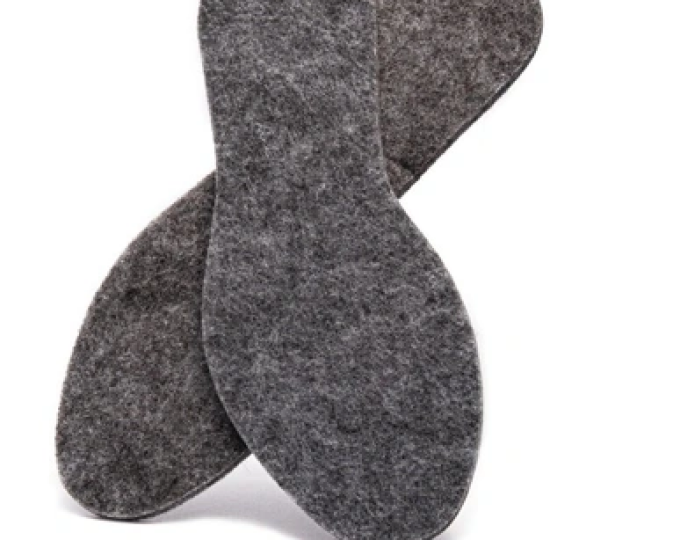 Стелька (войлок)   дублированная р.44 (6мм) - изображение 1 